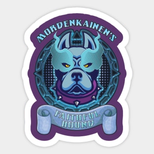 Faithful Hound Sticker